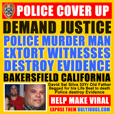 bakersfield california police murder david sal silva