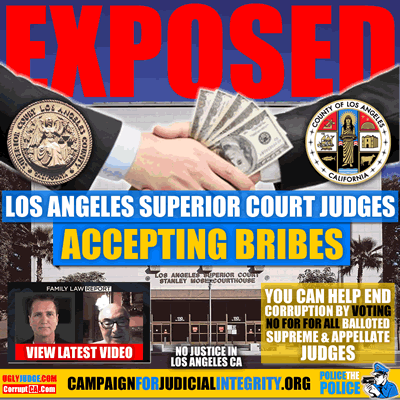 family law report los angeles superior court judges accepting bribes