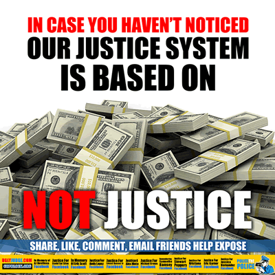 the american justice system is not based on justice instead money profit and greed