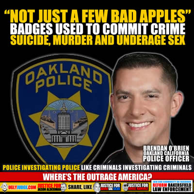 oakland california Police department not just a few bad apples above the law