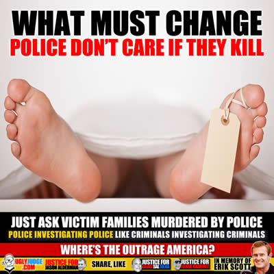 What Must Change is Police Don't Care If They Kill