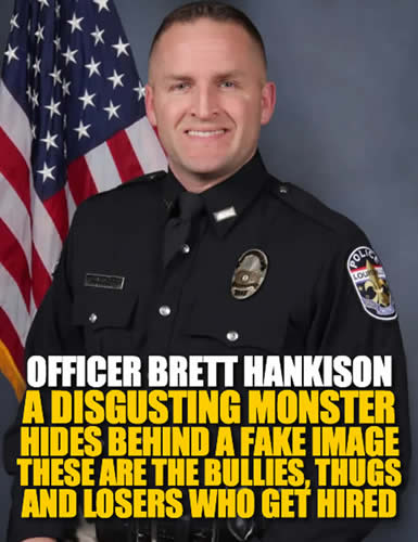 louisville kentucky officer brett hankison hides evil behind a fake image and clown suit.p