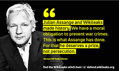 julian assange is a hero whistle blower not a criminal