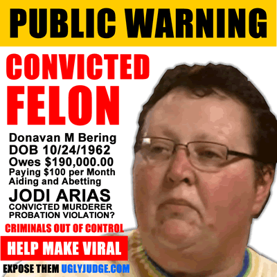 expose convicted felon donavan m bering from helping jodi arias