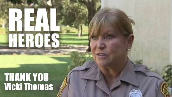 Vicki Thomas Dade County Florida Police officer does the right thing a real hero