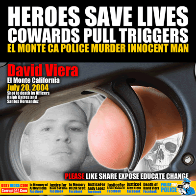 david viera murdered by el monte california police officers ralph batres and santos hernandez july 20 2004