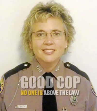 florida trooper donna jane watts did the right thing stopping another officer from committing a crime