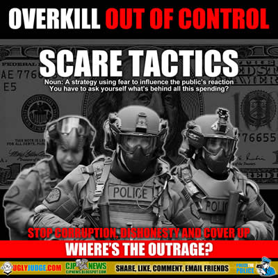 out of control police militarization of police for profit