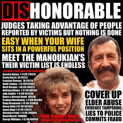 santa clara county california judge socrates manoukian and wife defraud victims