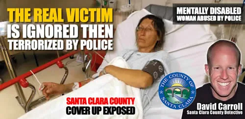 santa clara county heidi yauman hospitalized after terrorized by Santa Clara county officer David Carroll