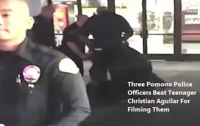 Pomona police cover-up after cop punch boy 16 Perjury by Pomona police