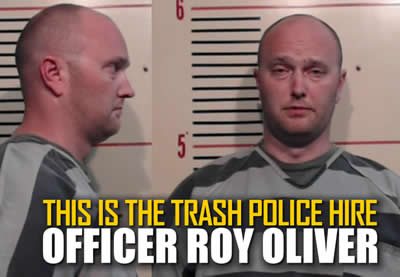 this is the trash police hire officer roy oliver dallas police