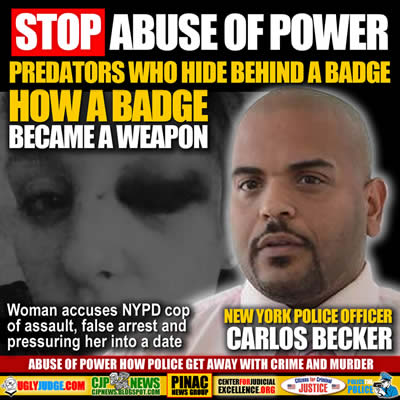 Woman accuses NYPD cop carlos becker of assault false arrest and pressuring her into a date files 150M lawsuit