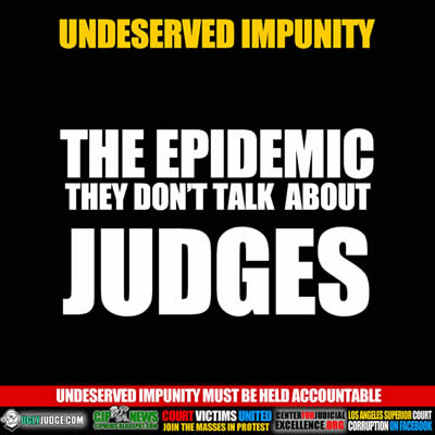 undeserved impunity the epidemic they don't talk about judges