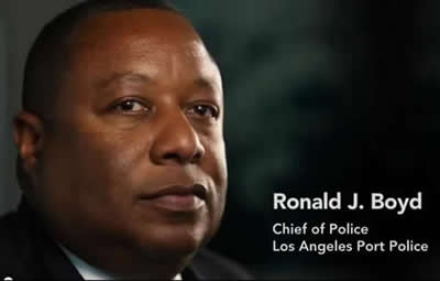 Los angeles California Port Police Chief Ronald Boyd