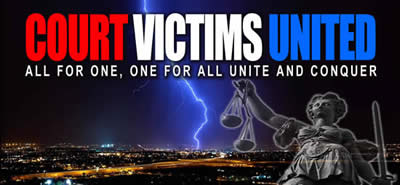Find us on Facebook at Court Victims United