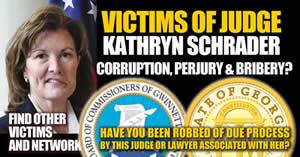 Gwinnett County Georgia victim of judge kathryn schrader