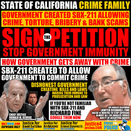 State-of-California-crime-family-SBX-211-allows-dishonest-judges-to-get-away-with-crime