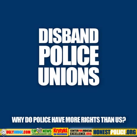 disaband police unions