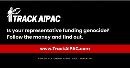 Track AIPAC a dishonest, criminal organization that bribes our congress, government and politicians to help steal trillions